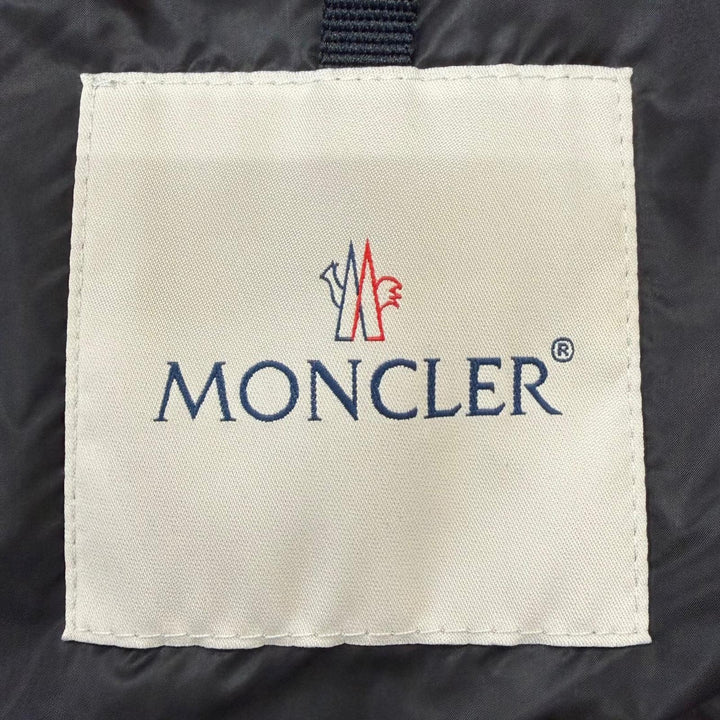 Great MONCLER Down jacket BOUTMY GIUBBOTTO Leather switching