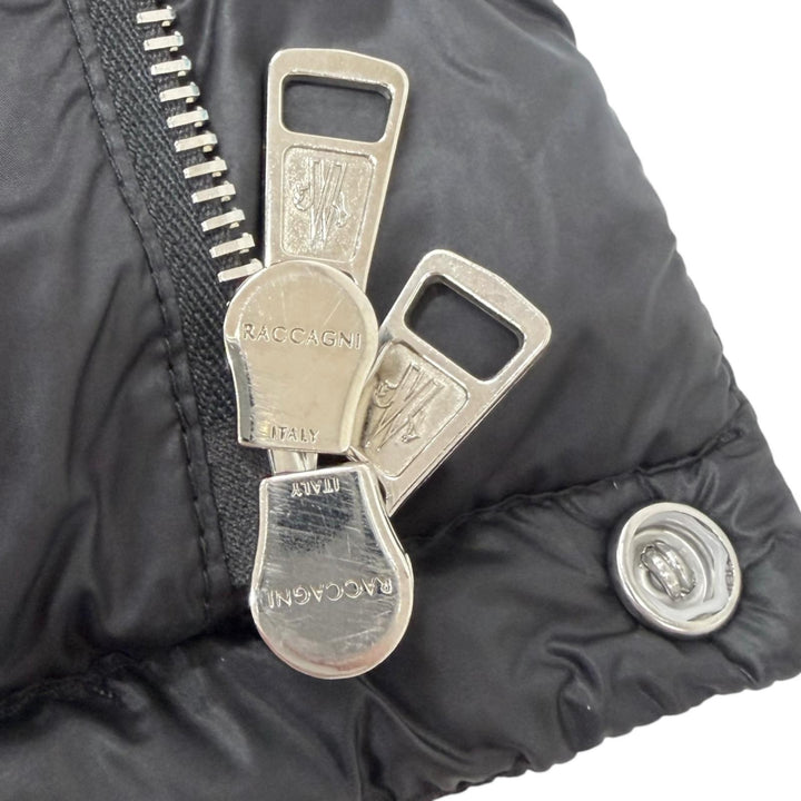 Great MONCLER Down jacket BOUTMY GIUBBOTTO Leather switching