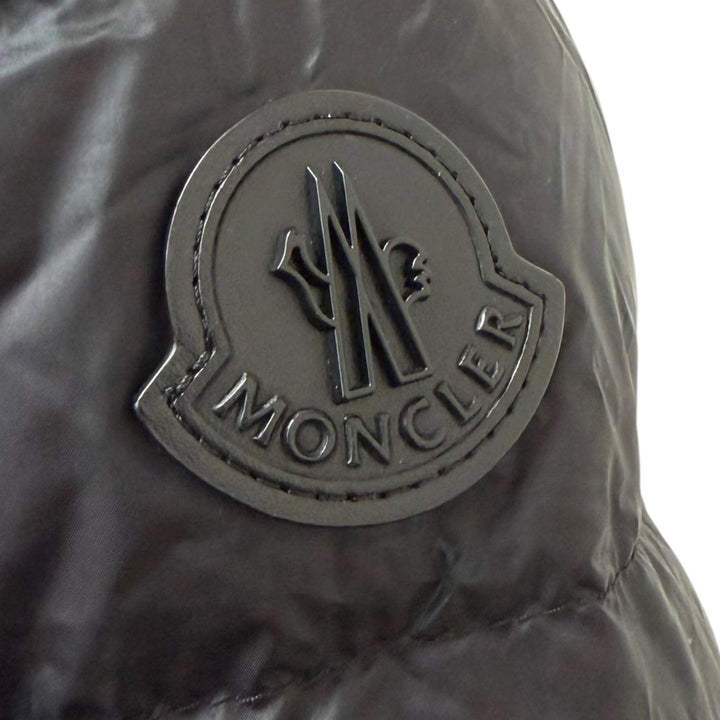 Great MONCLER Down jacket BOUTMY GIUBBOTTO Leather switching