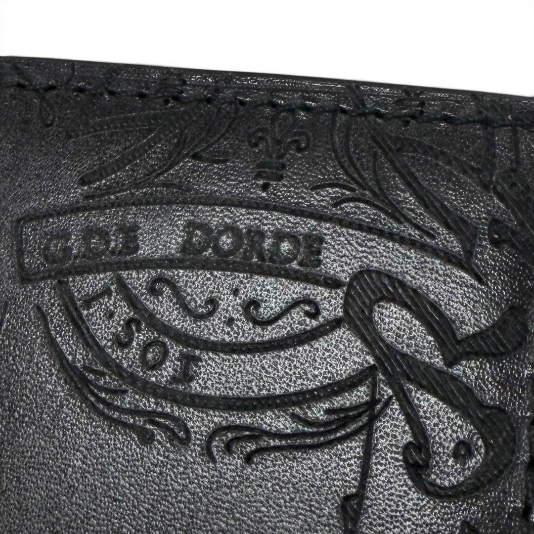 Great BERLUTI name card holder Imbuia Flap Card Holder Calligraphy Bifold Wallet