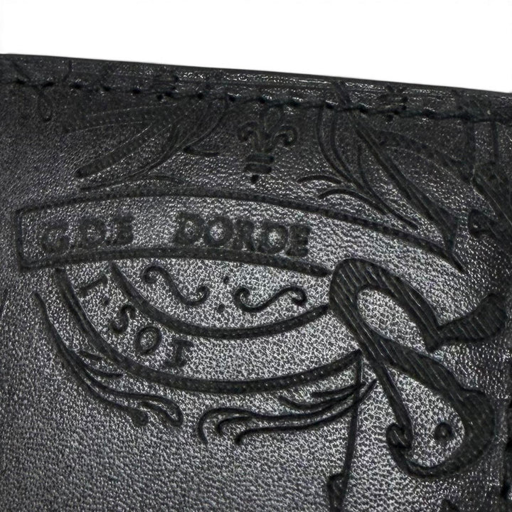 Great BERLUTI name card holder Imbuia Flap Card Holder Calligraphy Bifold Wallet