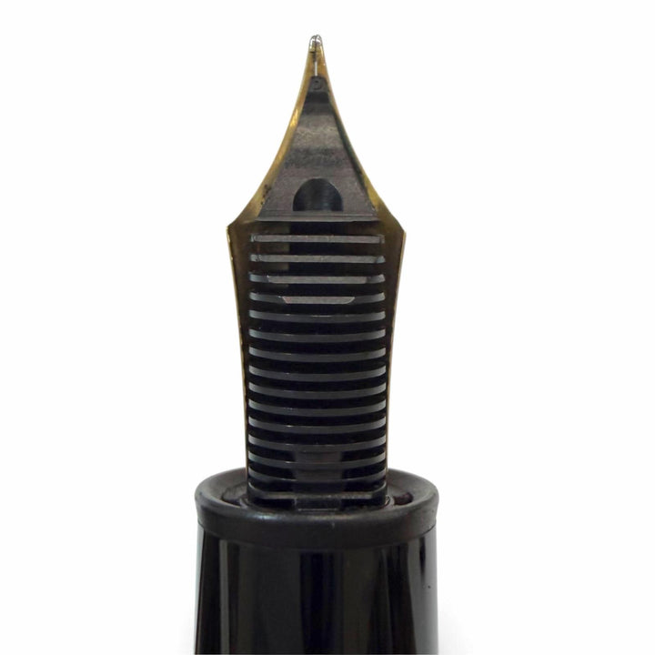 Great MONTBLANC fountain pen Meisterstück 146 white star black 14K mens