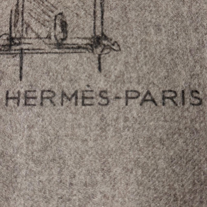 Pristine HERMES Scarf Cavalcadour Sketch Current product: Fringe cashmere mens