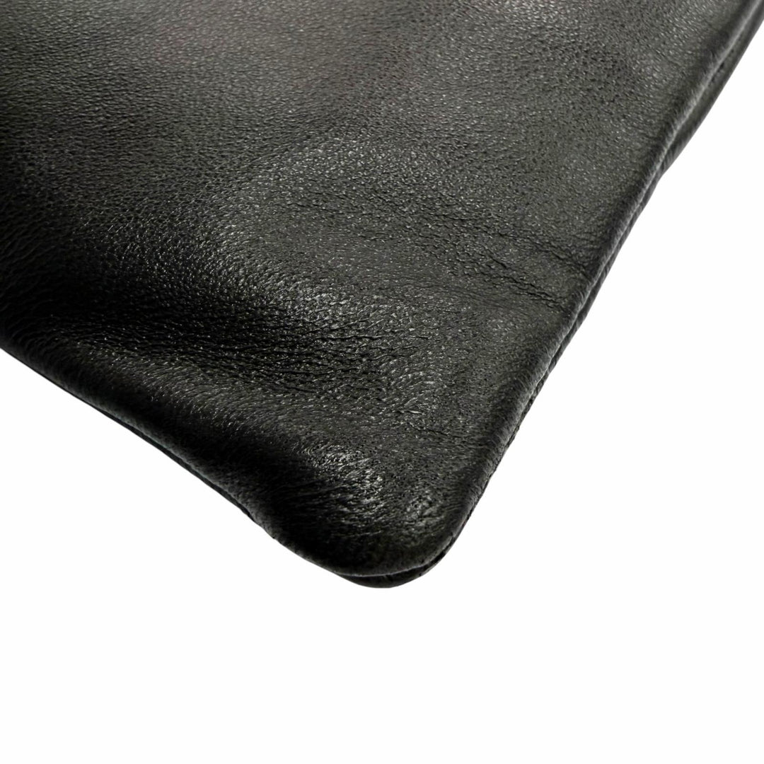 Great FENDI Mobile case Logo Slim Clutch Drawstring Leather Phone Pouch 7AR898