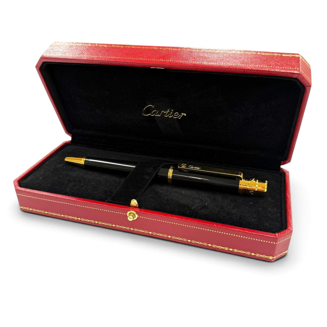 Excellent Cartier Ballpoint pen Santos de Cartier LM Composite Finish OP000225