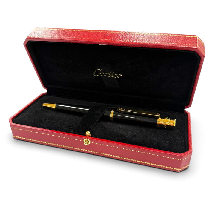 Excellent Cartier Ballpoint pen Santos de Cartier LM Composite Finish OP000225