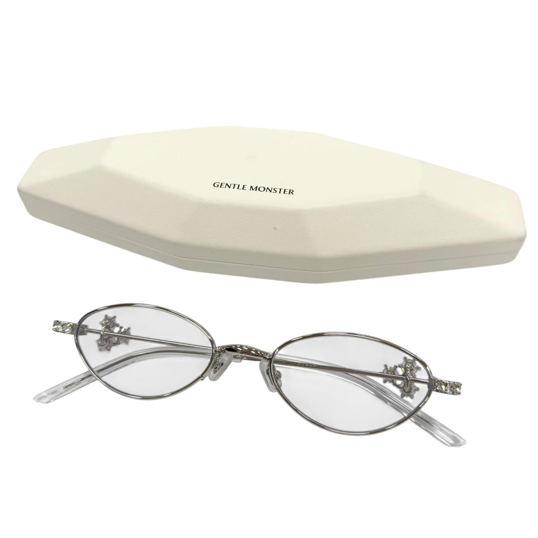 Excellent GENTLE MONSTER Glasses CARAT Silver mens