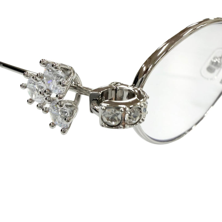Excellent GENTLE MONSTER Glasses CARAT Silver mens