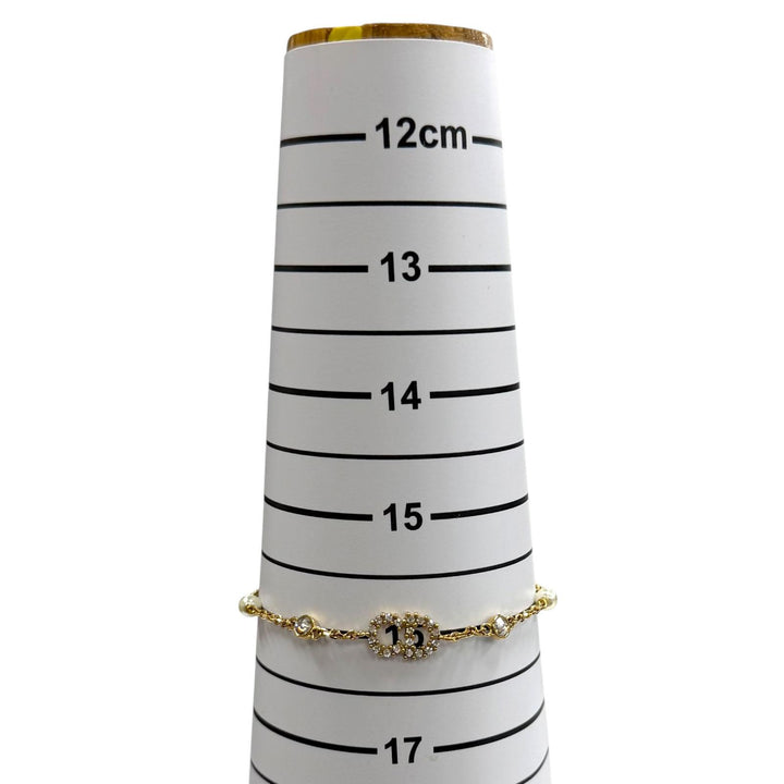 Excellent DIOR bracelet Clair D Lune Bracelet gold Women B3106WOMZI