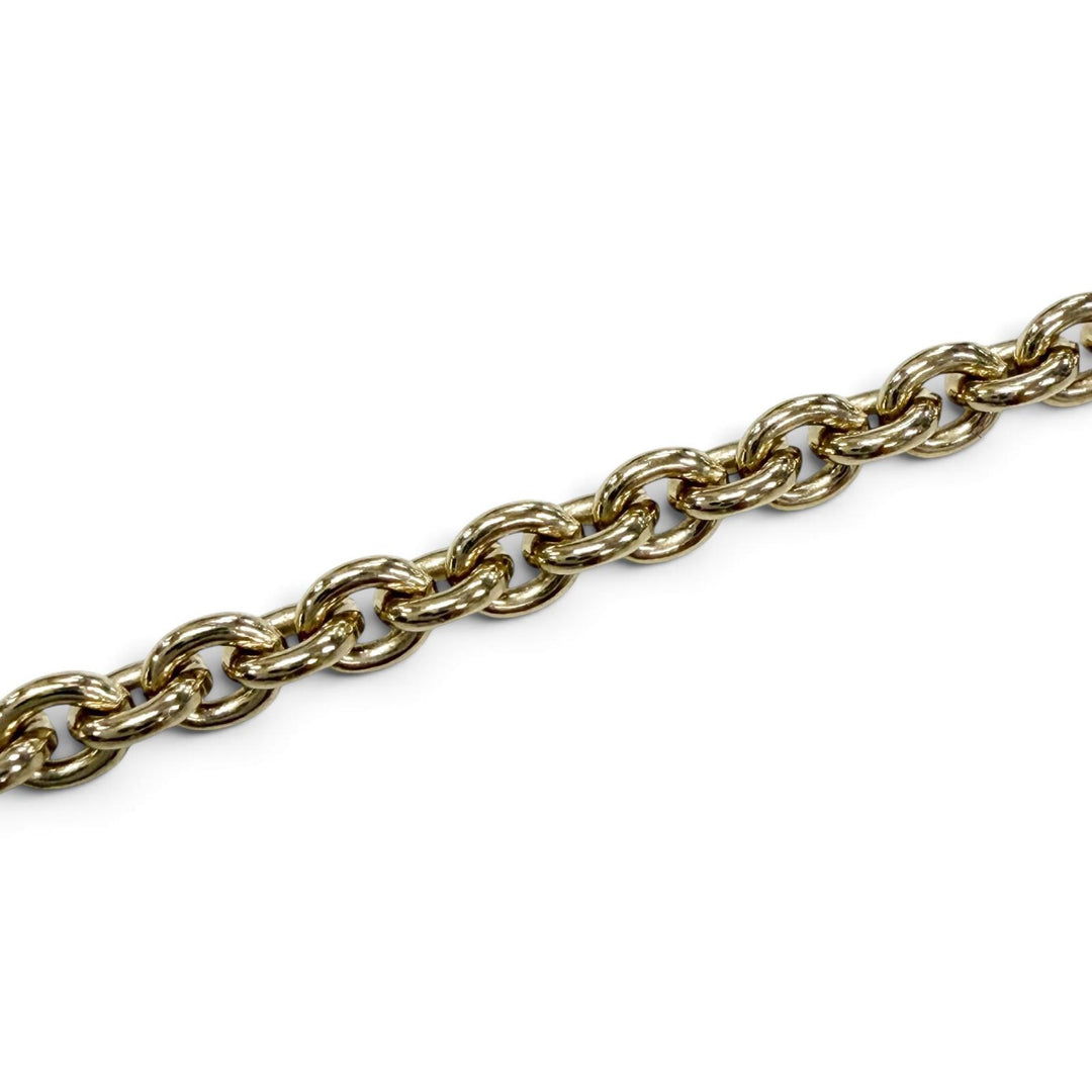 Excellent HERMES Necklace Pendant Eurydice PM Chain gold metal mens