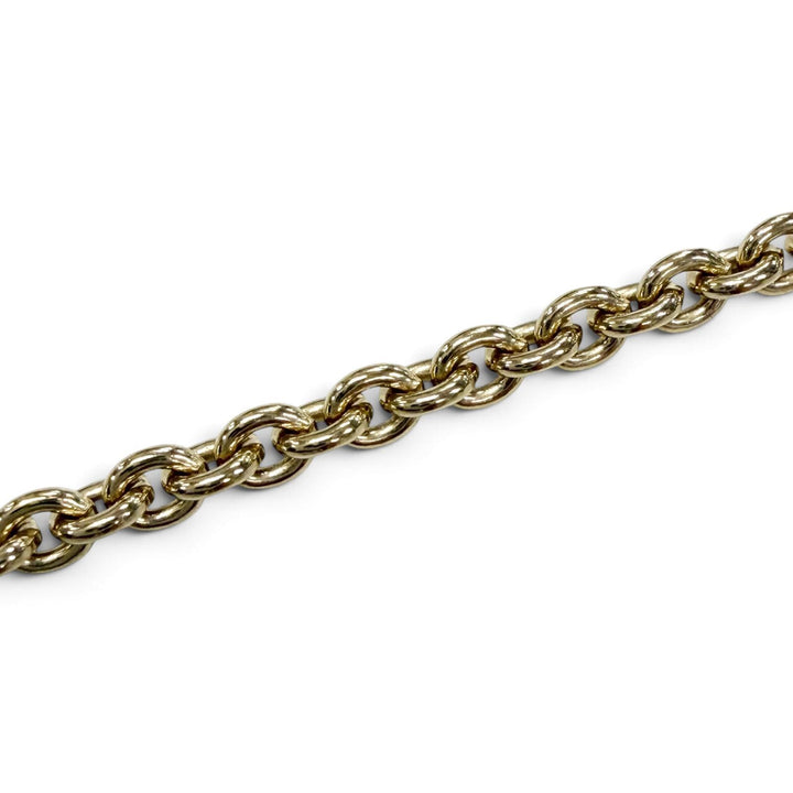 Excellent HERMES Necklace Pendant Eurydice PM Chain gold metal mens