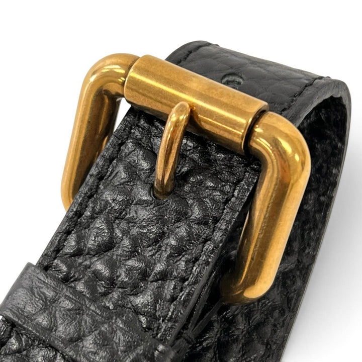 Very Good LOUIS VUITTON Shoulder strap Neo Cavi MM LV logo engraving leather