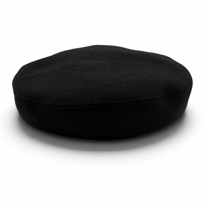Great HERMES Belle Ile Casquette ChÃ©ne Dunkel black cashmere Women 56