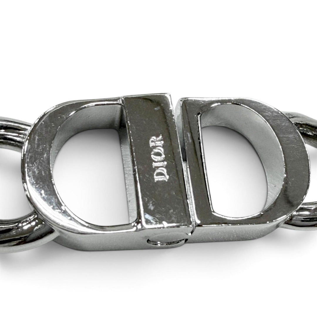Great DIOR Necklace CD ICON Chain link Silver mens