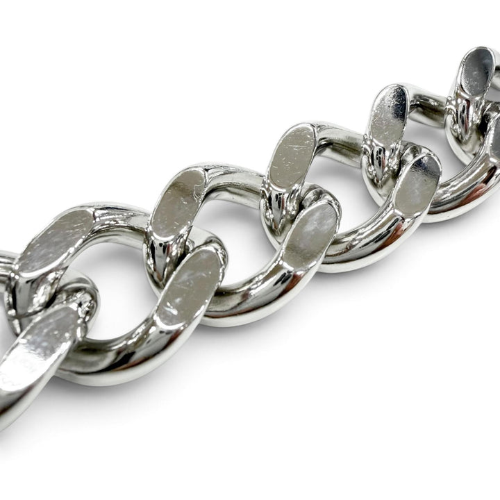 Great DIOR Necklace CD ICON Chain link Silver mens