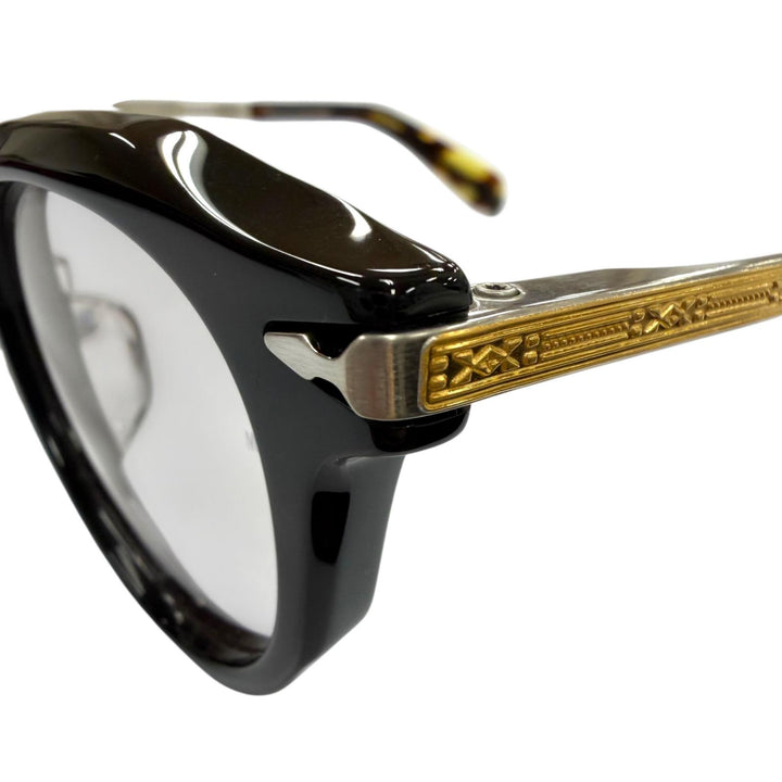 Excellent JACQUESMARIEMAGE Glasses DESNOS black mens JMMSHE01AF