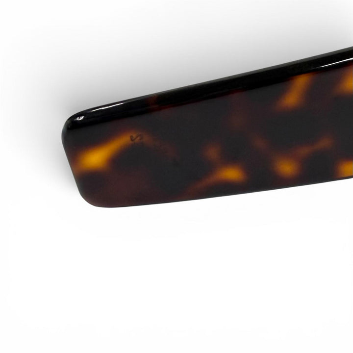 Excellent CELINE Katyusha Headband: Acetate & Steel Brown acetate 46Y376CEA