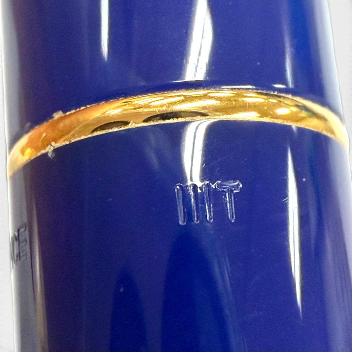 Excellent PARKER fountain pen Duofold Lapis Lazuli GT M Centennial blue 18K mens