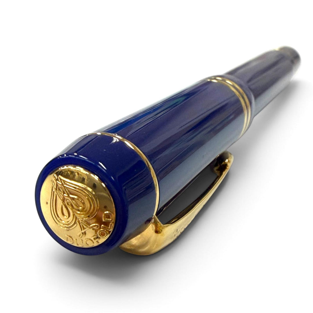 Excellent PARKER fountain pen Duofold Lapis Lazuli GT M Centennial blue 18K mens