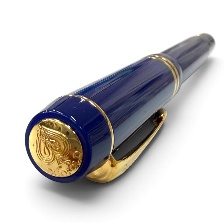 Excellent PARKER fountain pen Duofold Lapis Lazuli GT M Centennial blue 18K mens