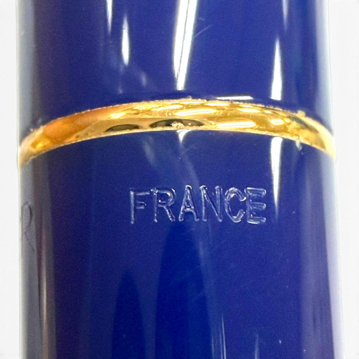 Excellent PARKER fountain pen Duofold Lapis Lazuli GT M Centennial blue 18K mens