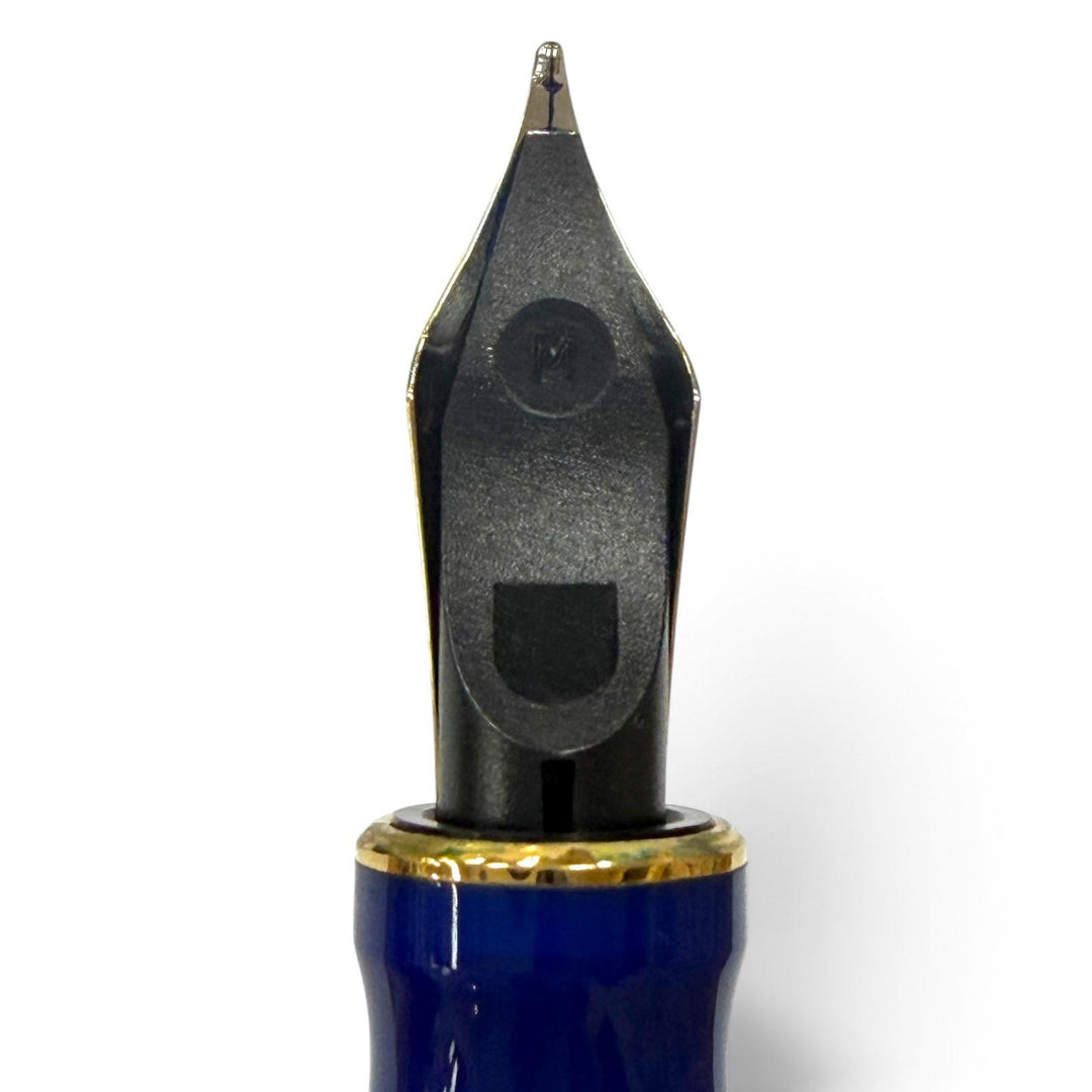 Excellent PARKER fountain pen Duofold Lapis Lazuli GT M Centennial blue 18K mens
