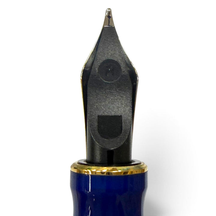 Excellent PARKER fountain pen Duofold Lapis Lazuli GT M Centennial blue 18K mens