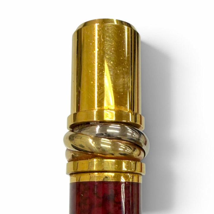 Very Good Cartier Ballpoint pen Must de Cartier Trinity Bordeaux mens