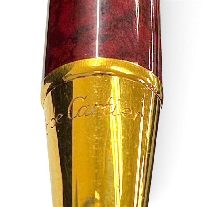 Very Good Cartier Ballpoint pen Must de Cartier Trinity Bordeaux mens