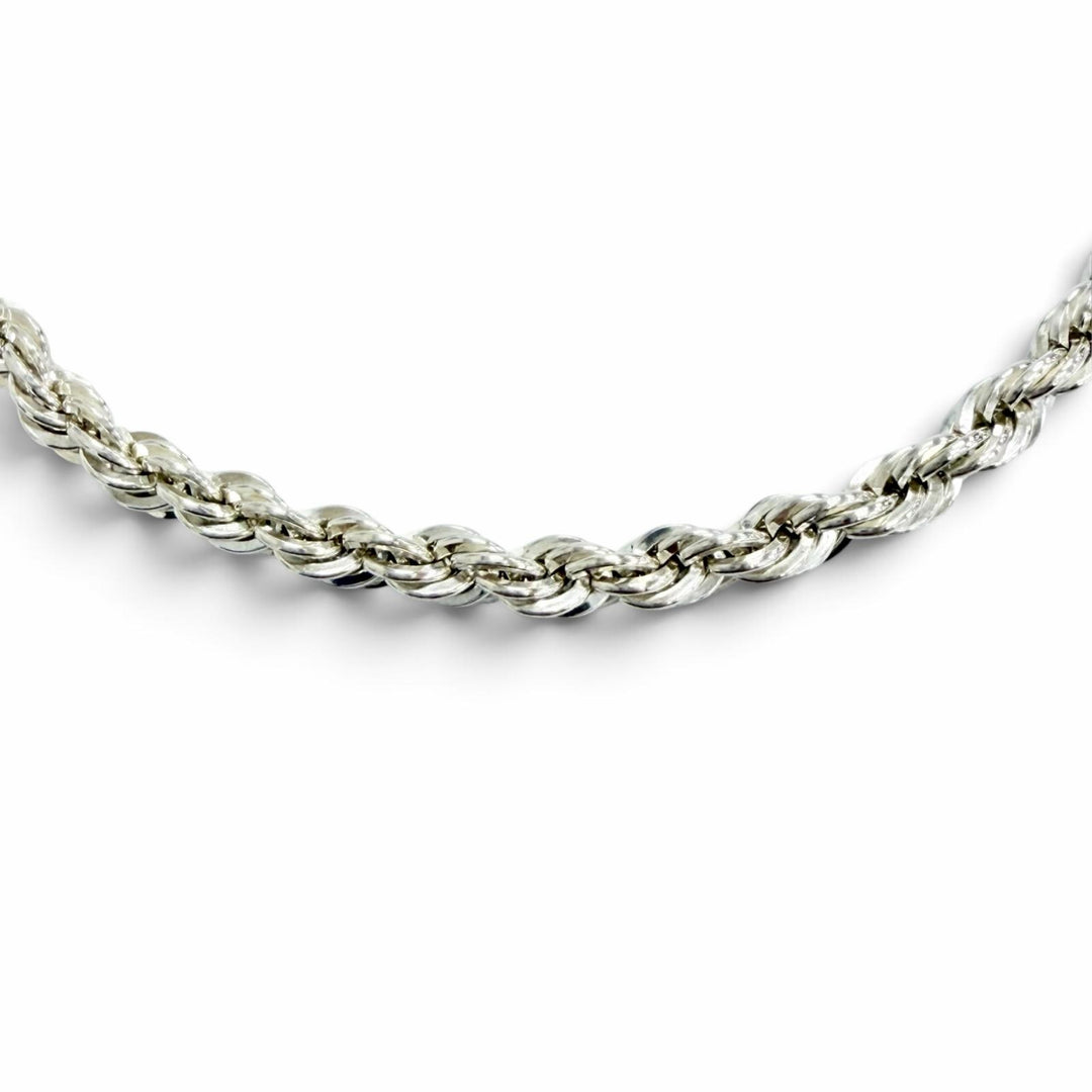 Excellent TIFFANY&Co. Twist Chain Bracelet, Slim Fit, Suitable Silver 925
