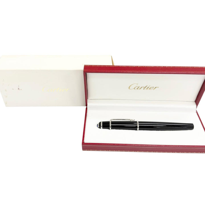 Excellent Cartier Ballpoint pen Diaboro de Cartier Cap type black