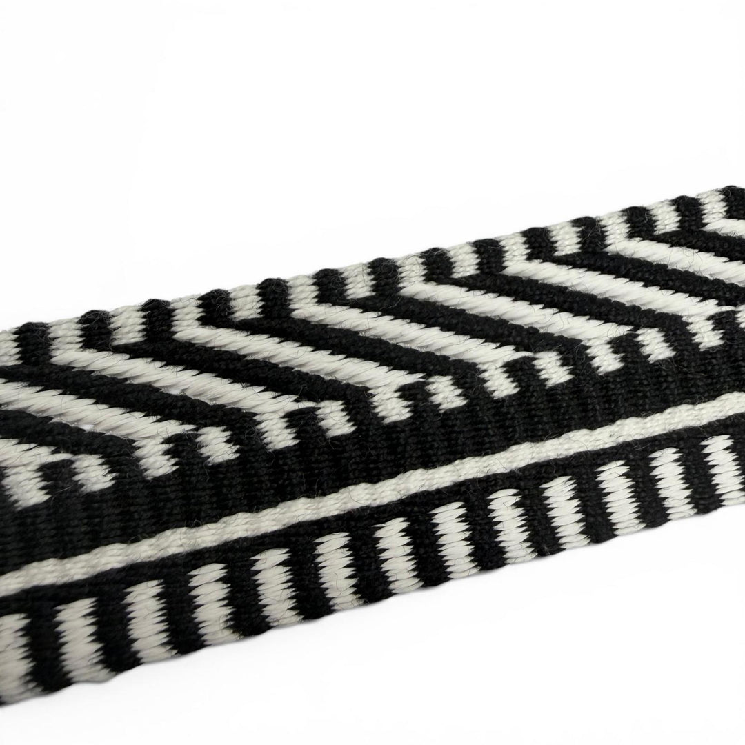 Great HERMES Shoulder strap Bandouliere Sangle Caval 1"" black canvas Women