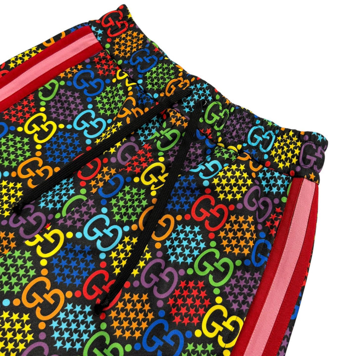 Excellent GUCCI Shorts GG Psychedelic Sidelines Multi polyester Women XS 609948