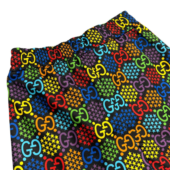 Excellent GUCCI Shorts GG Psychedelic Sidelines Multi polyester Women XS 609948