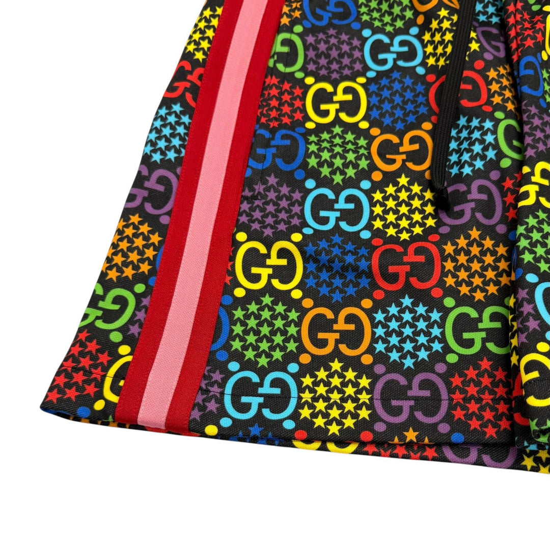 Excellent GUCCI Shorts GG Psychedelic Sidelines Multi polyester Women XS 609948