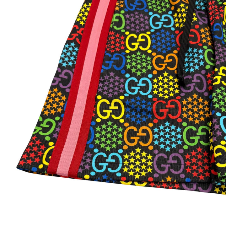 Excellent GUCCI Shorts GG Psychedelic Sidelines Multi polyester Women XS 609948
