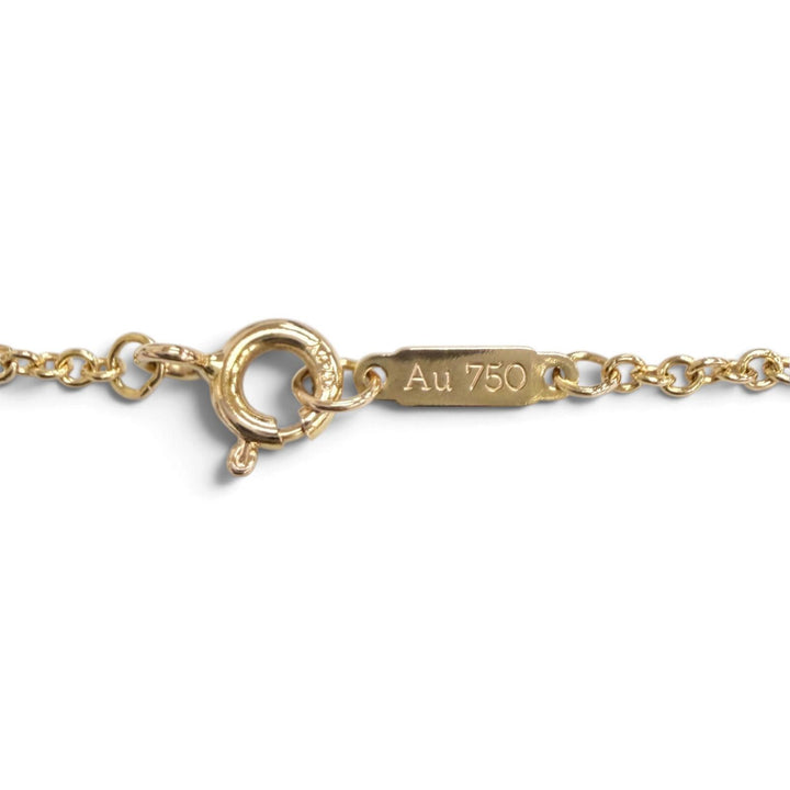 Excellent TIFFANY&Co. bracelet T TWO Double Chain Bracelet 750(YG) Yellow Gold