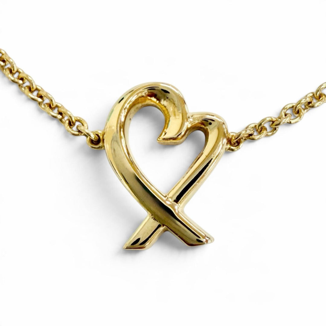 Great TIFFANY&Co. Loving Heart Bracelet 750(YG) Purchased in May 2025 Gold