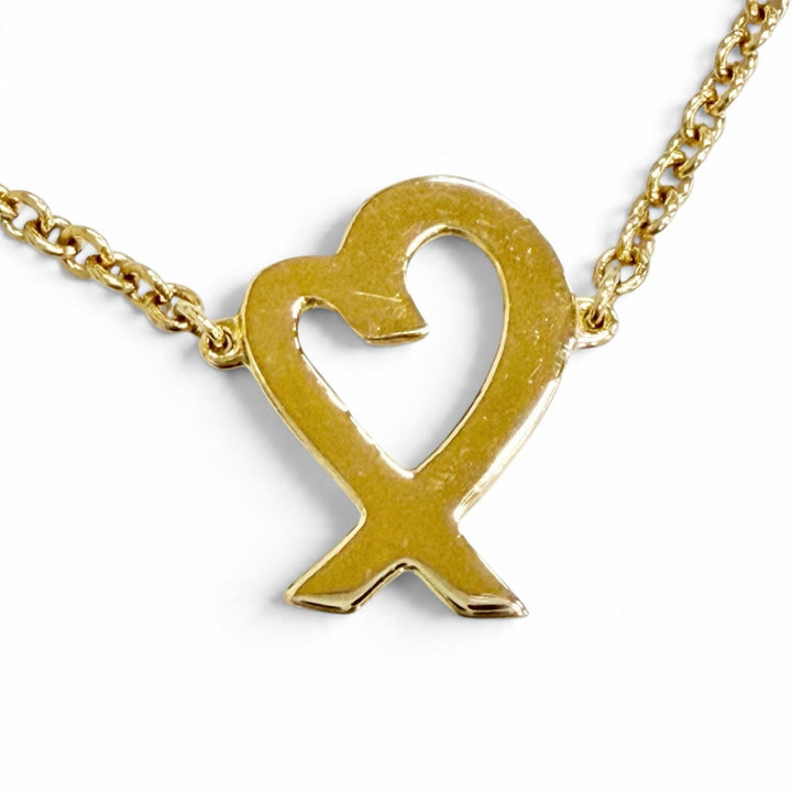 Great TIFFANY&Co. Loving Heart Bracelet 750(YG) Purchased in May 2025 Gold