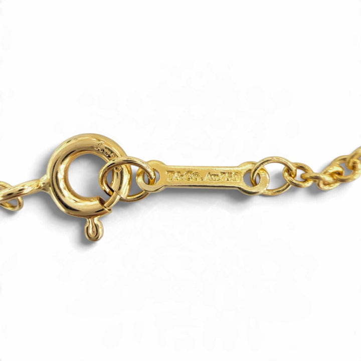 Great TIFFANY&Co. Loving Heart Bracelet 750(YG) Purchased in May 2025 Gold