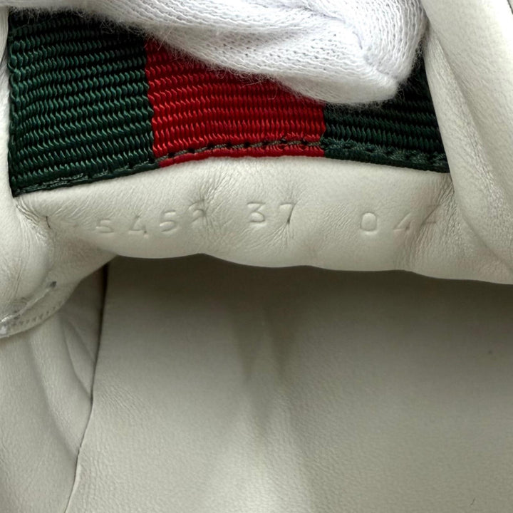Great GUCCI sneakers Reweb white leather Women 37 795453