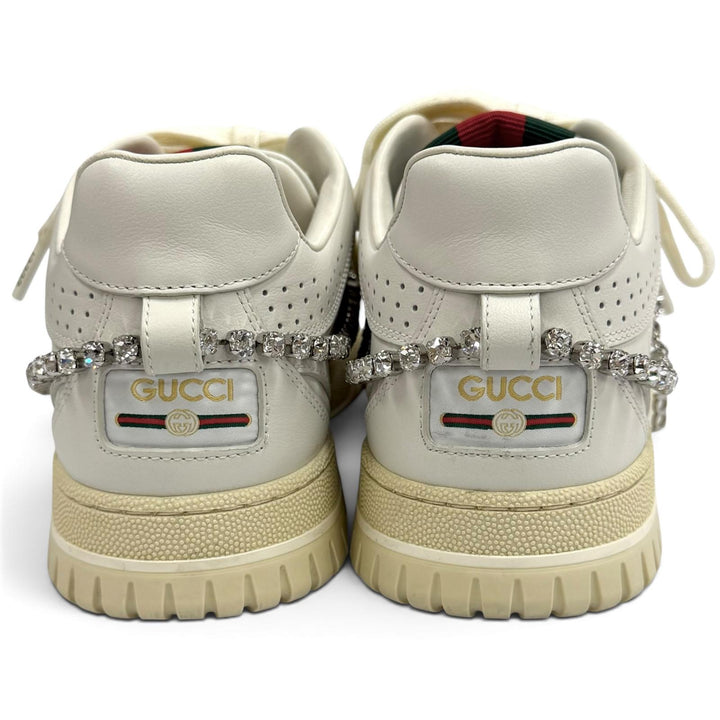 Great GUCCI sneakers Reweb white leather Women 37 795453