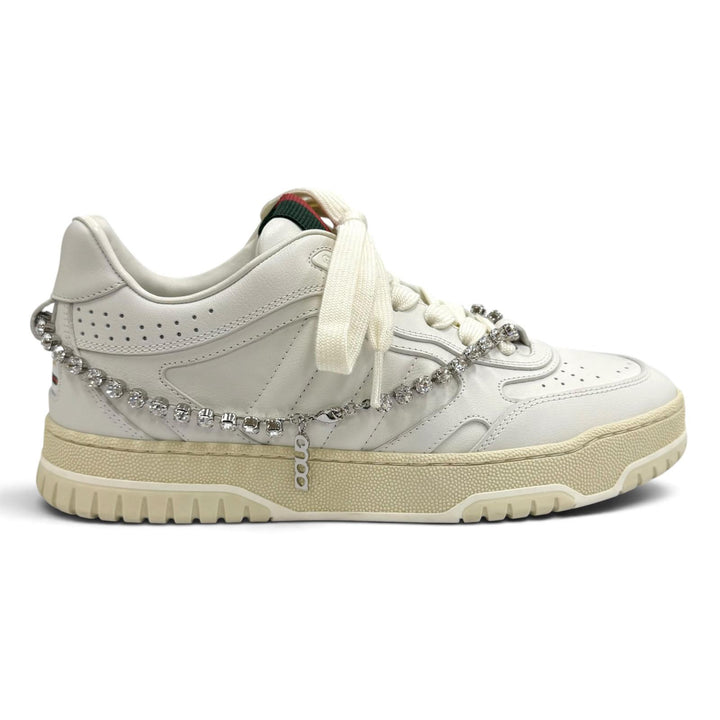 Great GUCCI sneakers Reweb white leather Women 37 795453