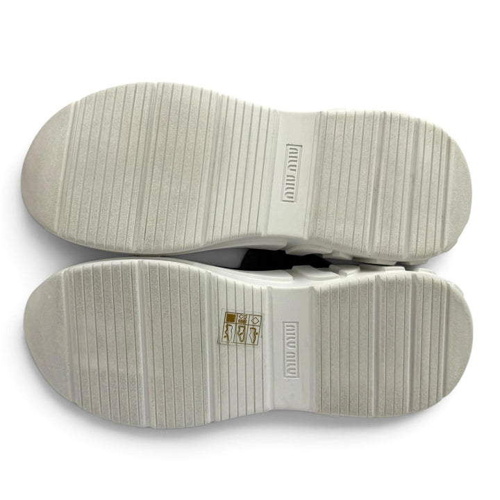 Great GUCCI sneakers Reweb white leather Women 37 795453