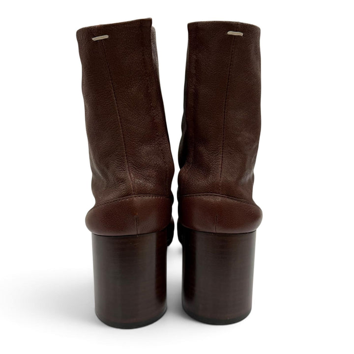 Great Maison Margiela 22 short boots TABI Brown leather Women 36 S58WU0260