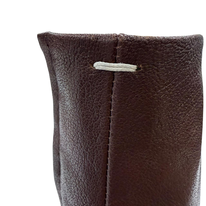 Great Maison Margiela 22 short boots TABI Brown leather Women 36 S58WU0260