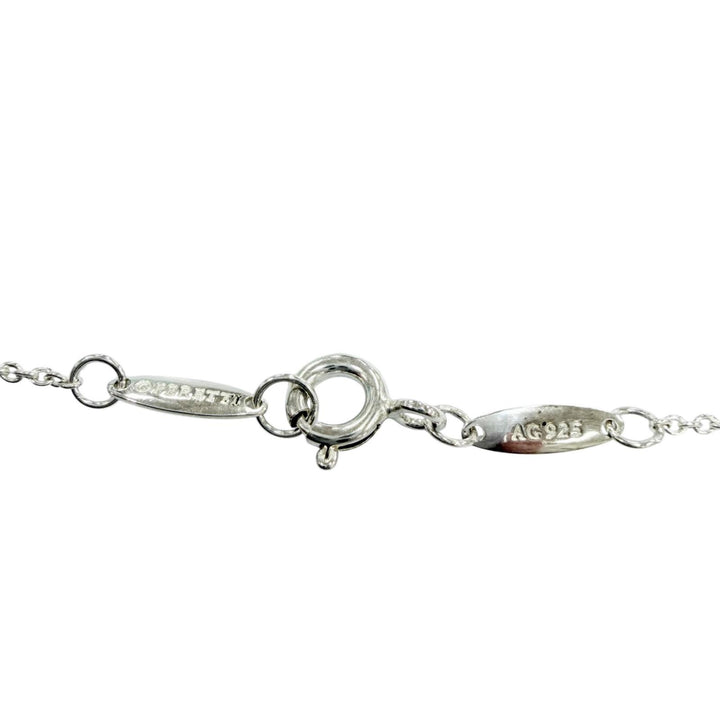 Excellent TIFFANY&Co. Necklace Color by the Yard Pink Sapphire Silver AG925