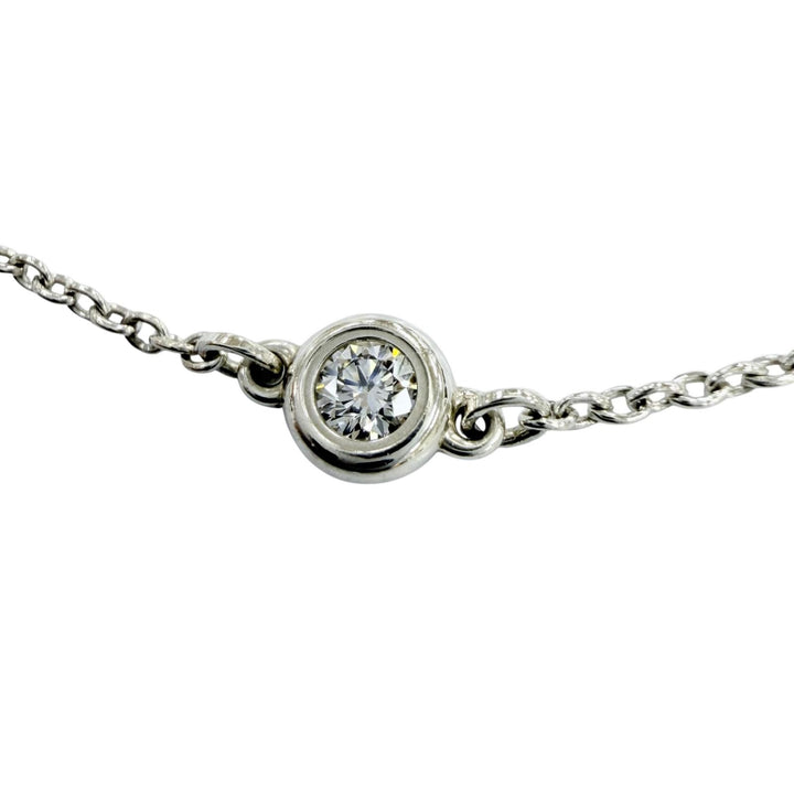Great TIFFANY&Co. bracelet Diamond by the Yard Bracelet Silver 925 Women