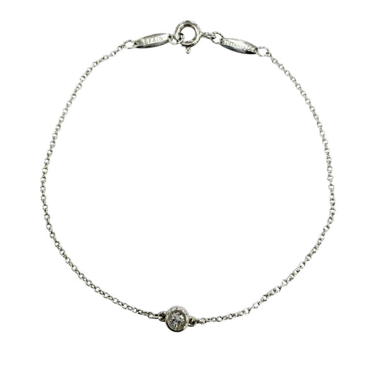 Great TIFFANY&Co. bracelet Diamond by the Yard Bracelet Silver 925 Women