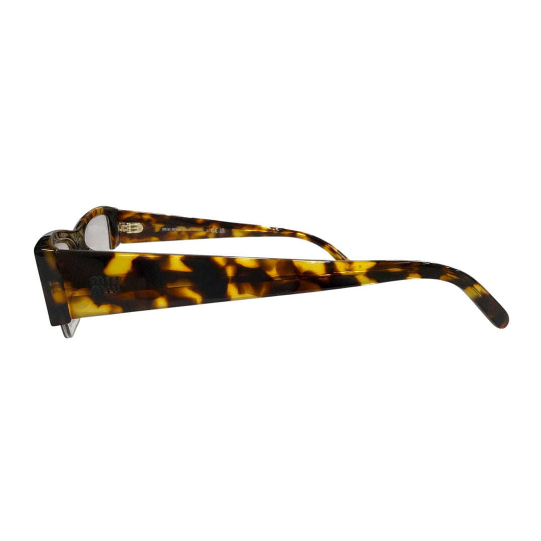 Great MIUMIU Glasses Vedett Marble Blue Light Cut Clear brown mens